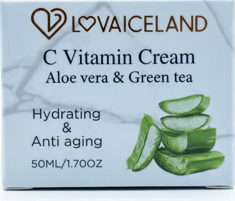 LOVA Iceland C-vítamín krem Aloe vera og grænt te 50 ml