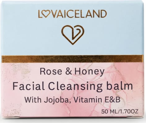LOVAICELAND Rósa og hunang andlitshreinsibalm 50 ml