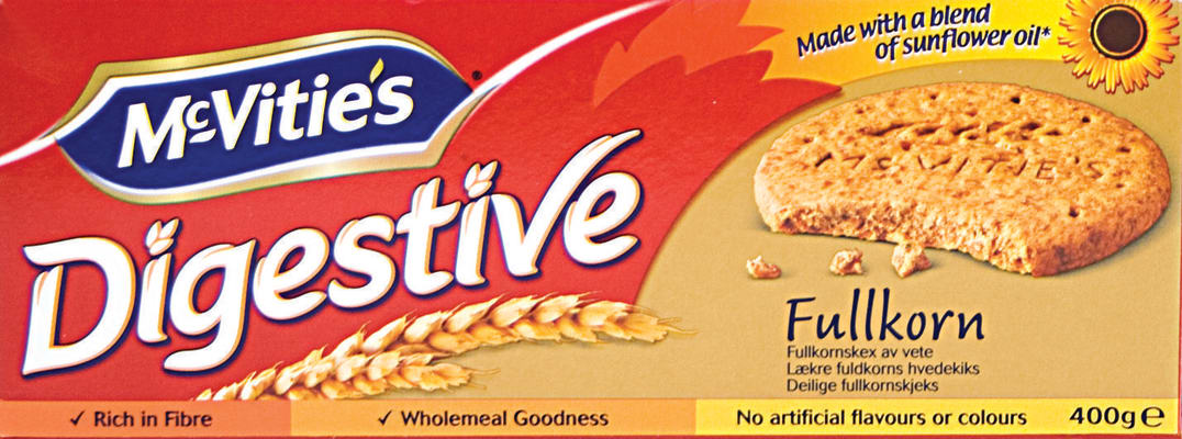 McVities Digestives hafrakex 12x400g