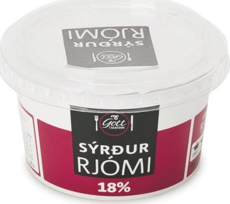 MS Sýrður rjómi 18% 6x200g