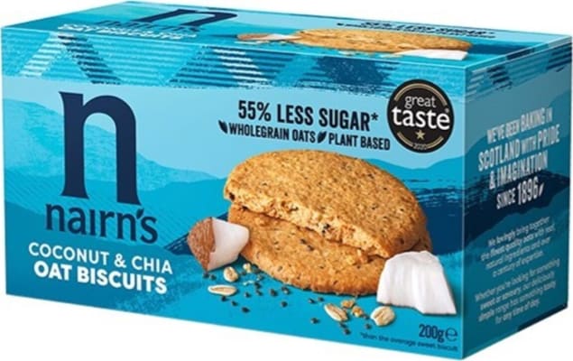 Nairn’s Coconut & Chia Oat Biscuits