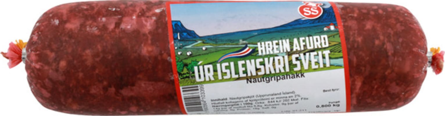 Nautgripahakk 800g í langa fr