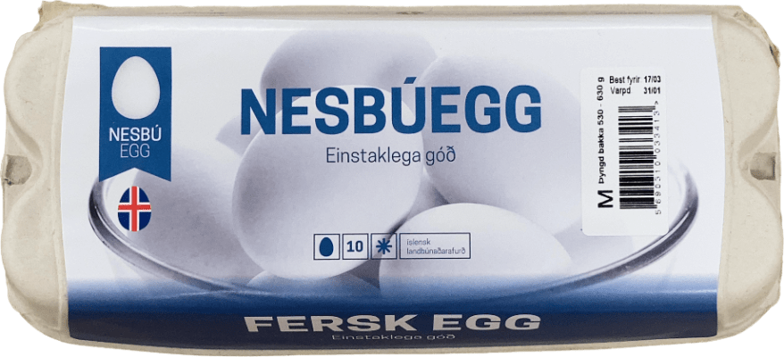 Nesbú Fersk egg M 10 stk