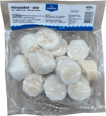 Norðanfiskur Hörpuskel Stór 400 g