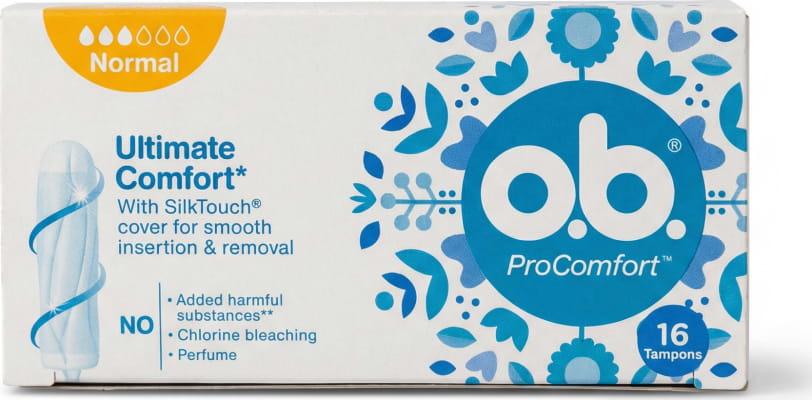o.b. ProComfort Normal túrtappar 16 stk