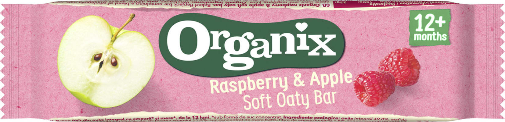 Organix Hindberja & epla hafrastykki