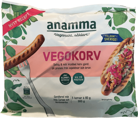 Anamma veganpylsa 300 g