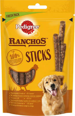 Pedigree Ranchos Sticks hundanammi með lifur af kjúklingi 60 g