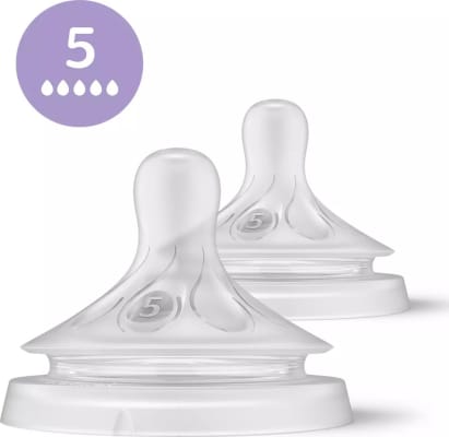 Philips-AVENT Flow 5 tútta í Natural Response pela 2stk
