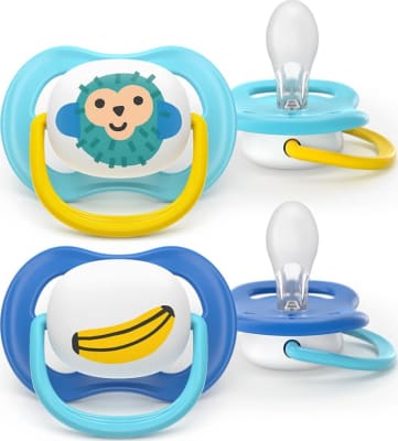 Philips-AVENT Snuð Ultra Air 6-18 mánaða 2stk blátt