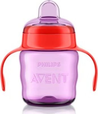 Philips-AVENT Stútglas m/Handfangi 200ml Rautt