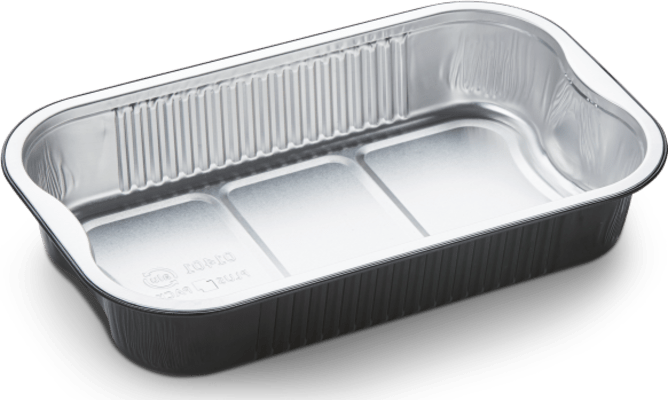Plu álbakki svartur ready to cook 265x162x47mm 1400ml 300stk