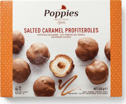 Poppies bollur caramel 12 stk