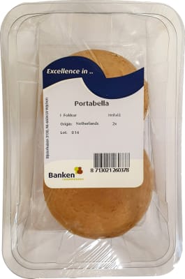Portobello Sveppir Pakkaðir