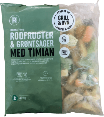Rema 1000 Rótarávextir og grænmeti með timían 400 g
