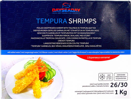 Risarækja Tempura 26/30 - 16 gr. stk.