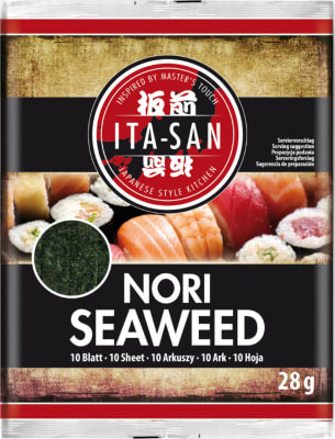 Roasted Seaweed, Ita-San 4x12x28gr