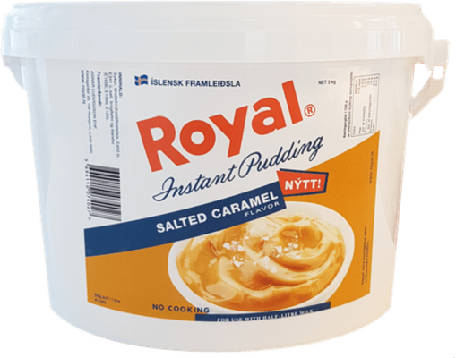 Royal saltkaramellu búðingur 3 kg