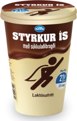 Kjörís Styrkur ís með súkkulaði 240 ml