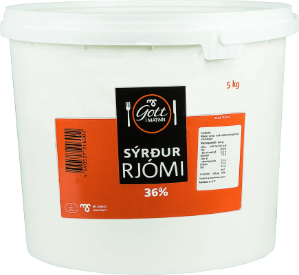 MS Sýrður rjómi 36% 5kg
