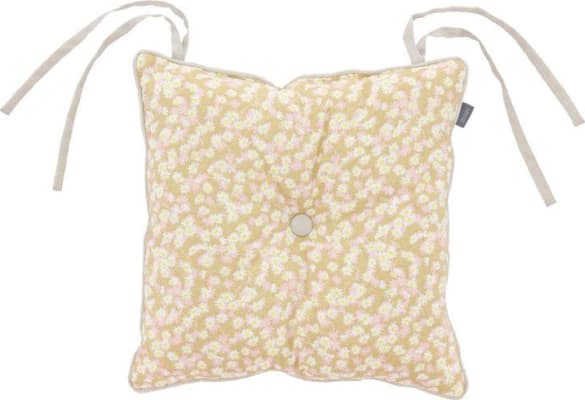 Södahl Sessa 40x40x5 með böndum Bellis straw/rose