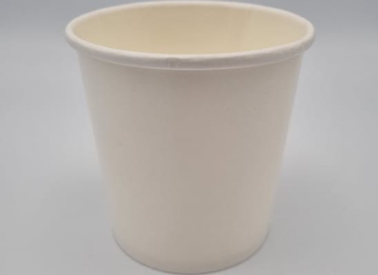 Súpubolli hvítur pappa 16oz 500stk