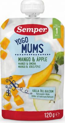 Semper Yogo Mums mangó og epli 120 g