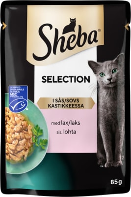 SHEBA SLICED SALMON 85 GR