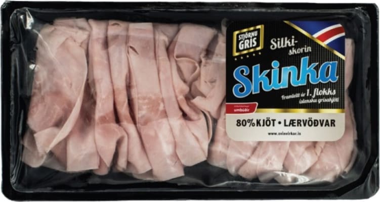 Silkiskorin skinka