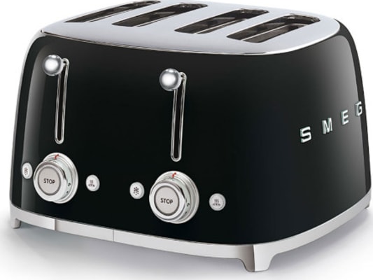 Smeg Brauðrist fyrir 4 sneiðar - Svört