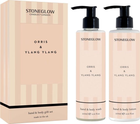 Stoneglow Classic hand og líkamskrem gjafasett - Orris & Ylang Ylang