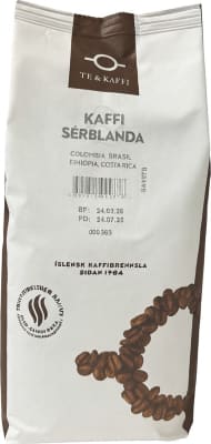 Te & Kaffi Filter Sérblanda f. kaffisamn. Baunir