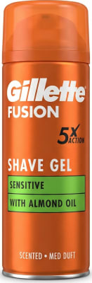 Gillette Fusion 5 Sensitive rakgel með möndluolíu 75 ml
