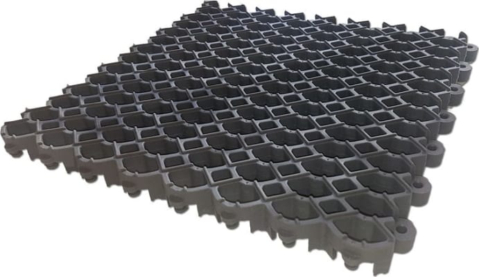 V-Mat Eco mottur 14mm Graphite 25x25cm 1stk