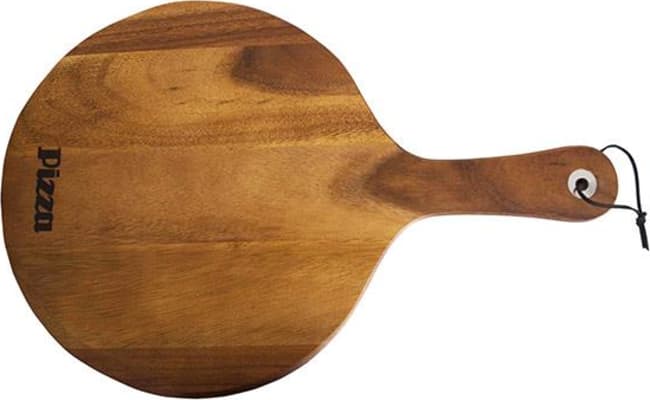 Viðarbretti Pizza með handgfangi 30cm