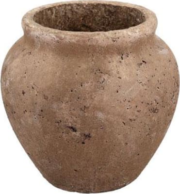 Villa Collection Vasi 19cm cement natur