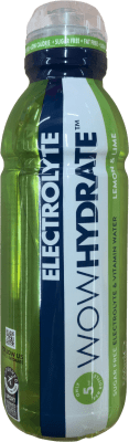 WowHydrate Sykurlaust rafvökva- og vítamínvatn Sítróna & Límóna 500 ml