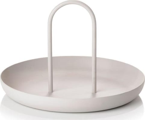 Zone Singles bakki kringlóttur m. handfangi warm grey