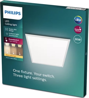 Touch ceiling CL560 SS SQ 36W 27K W HV06