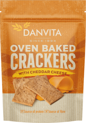 Crackers with CHEDDAR CHEESE, 100g