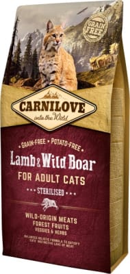Carnilove Cat Lamb & Wild Boar Sterilized 6kg