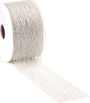 10mtr.CRISPY DELUXE Borði Silfur 50mm.(4