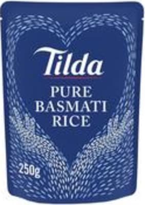 Tilda Pure Microwave Basmati Rice Classics 250g