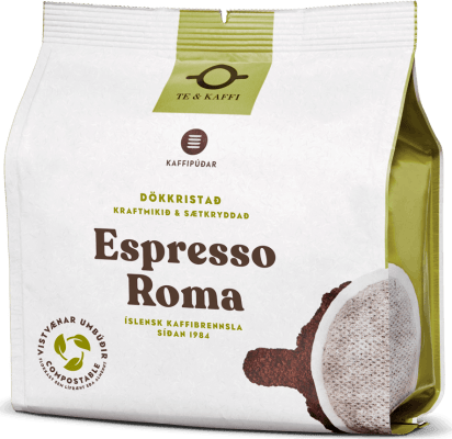 Te & Kaffi púðar espresso roma 14 stk