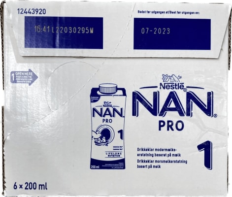 Nan 1 barnamjólk 6x200 ml