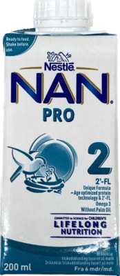 Nan 2 barnamjólk 200 ml