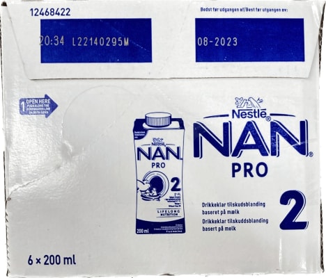 Nan 2 barnamjólk 6x200 ml