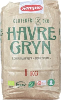 Semper haframjöl 1 kg