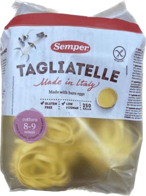 Semper tagliatelle m/eggjum 250 gr