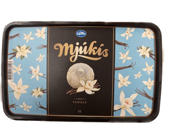 Mjúkís vanilla 2 ltr